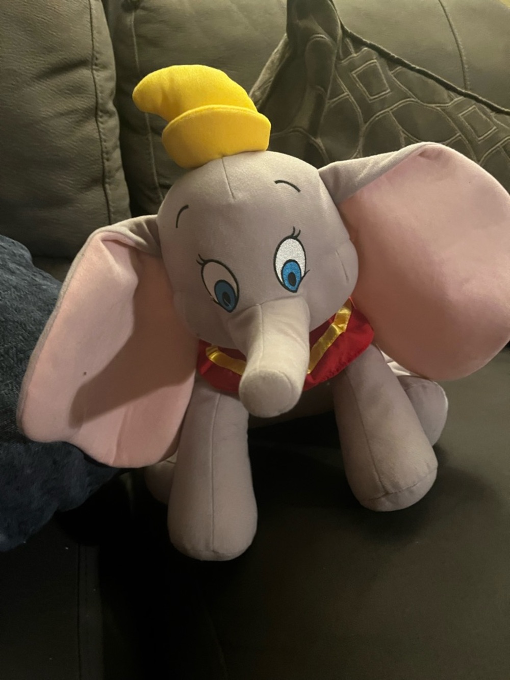 Disney Dumbo Plush - Gray, Pink, Yellow, Red
